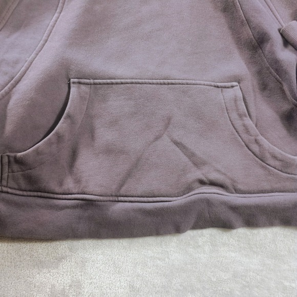 Lululemon Hoodie Womens Medium Purple Scuba Oversized Fleece Kangaroo Pocket - Picture 6 of 9